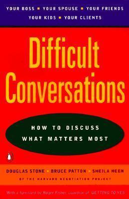 Difficult Conversations by Douglas Stoneibute (Download PDF Book)