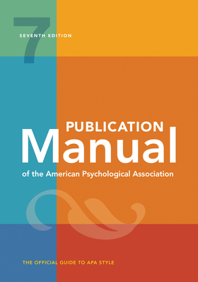 Publication Manual of the American Psychological Associationibute (Download PDF Book)